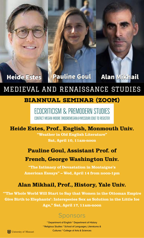 Ecocriticism & Premodern Studies